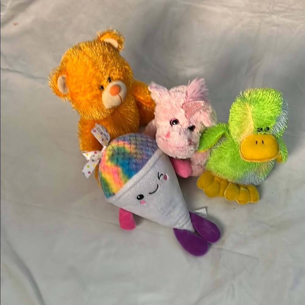 Colorful Plush Toy Set